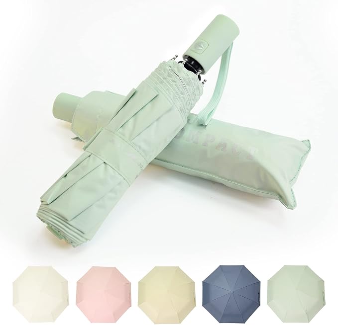 SY COMPACT Umbrella Automatic Travel Waterproof Light Folding Umbrellas Easy - Image 2