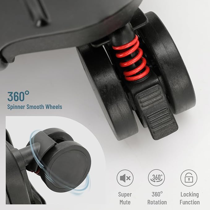 22 Inch TSA Lock Luggage with Seat - Image 6