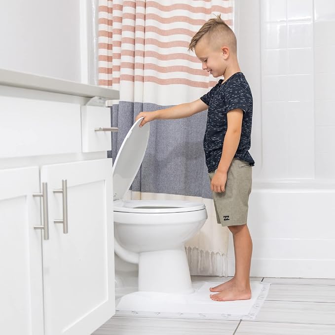 Tinkle Mat Disposable Toilet Commode Mat – Super Absorbent, Deodorizing Toilet - Image 3