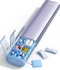 Vaydeer 7 Day Weekly Pill Organizer, Metal Travel Pill Case, Large Capacity by Vaydeer