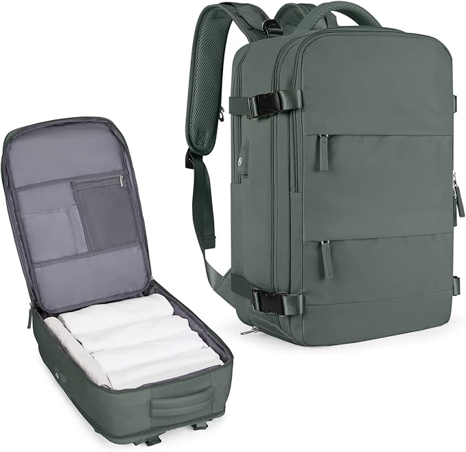 coowoz Large Travel Backpack For Women Men, Carry On Flight Approved, Hiking by coowoz