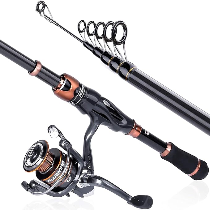 PLUSINNO Fishing Rod and Reel Combos, Bronze Warrior Toray 24-Ton Carbon Matrix - Image 7