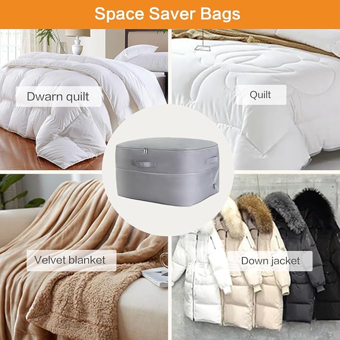 Ultra Space Saving Self Compression Storage Bags - Image 8