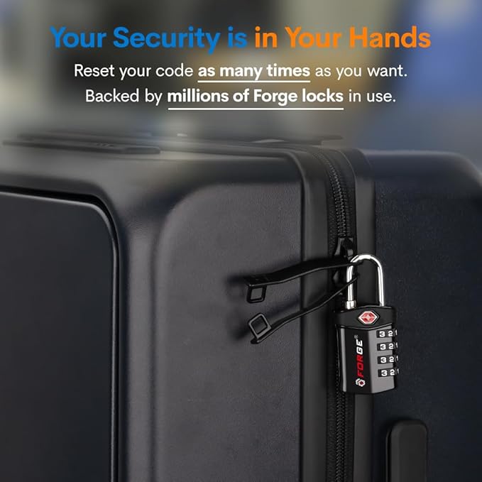 Forge TSA Approved Luggage Locks - Image 6