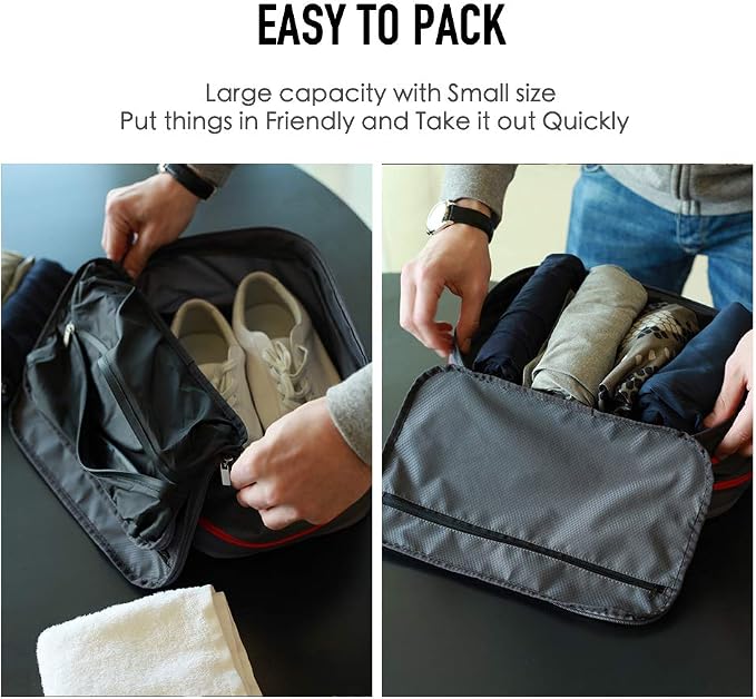Bee Nesting Waterproof Compression Packing Cubes, Travel Packing organizers - Image 3