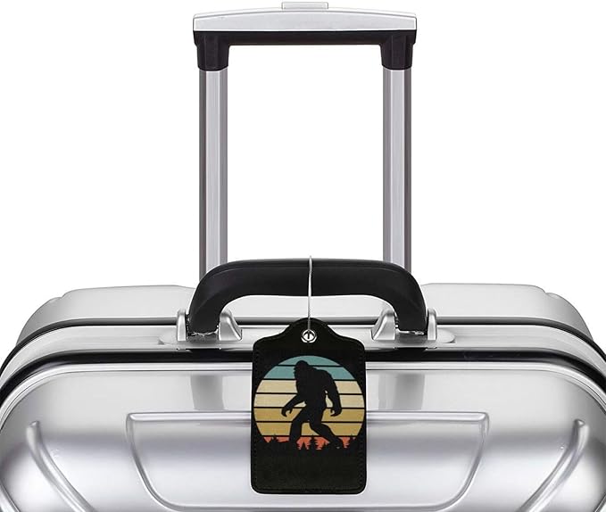 2 Pcs Bigfoot Luggage Tags for Suitcases, Funny Sasquatch Luggage Tags - Image 5