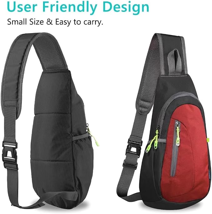 TITECOUGO Small Sling Bag, Lightweight Crossbody Backpack - Image 3