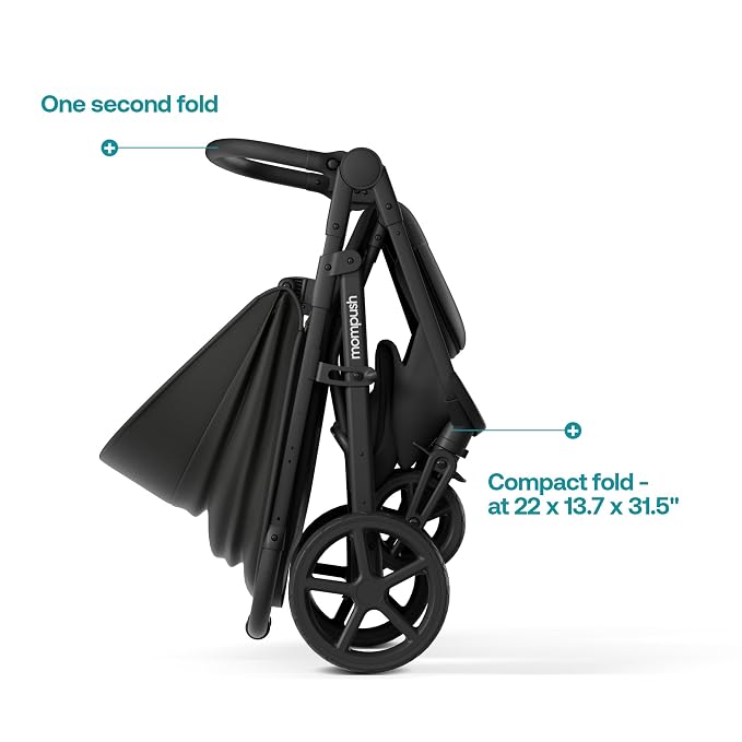 Mompush Nova Baby Stroller for Toddler, Infant & Newborn | Spacious Seat & - Image 6