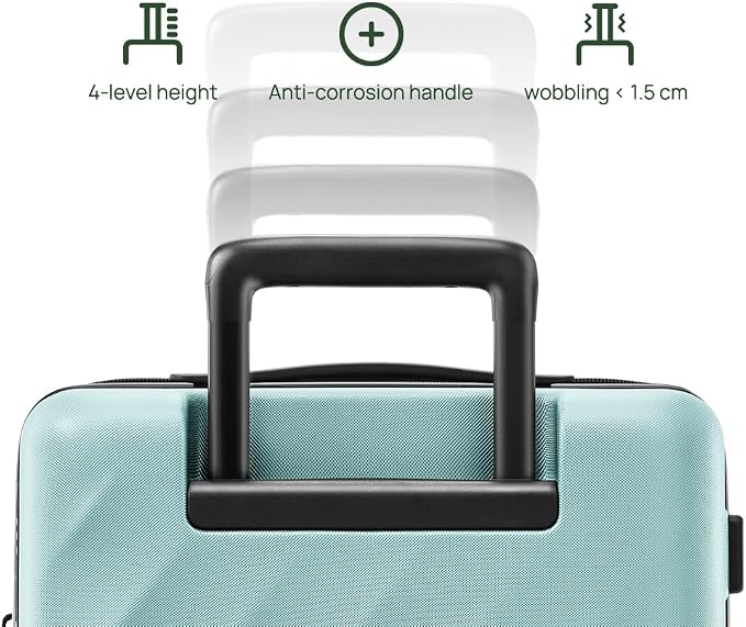 Trunk Luggage 26 Inch, Medium Checked Luggage - Image 4