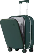 mixi Carry On Luggage, Travel Rolling Luggage Aluminum Frame PC Hardside by MIXI