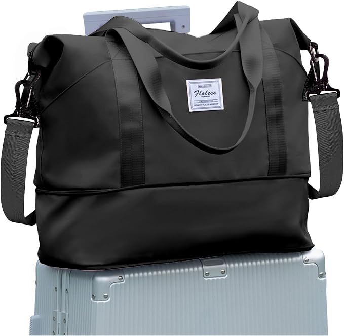 Travel Duffel Bag, Sports Tote Gym Bag, Shoulder Weekender Overnight Bag by WONHOX