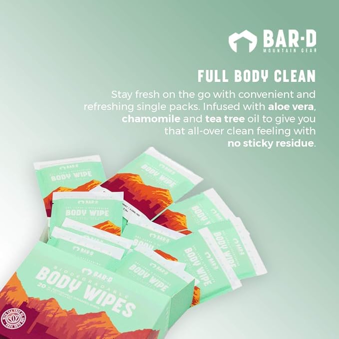Bar-D Cleansing Face & Body Wipes - Image 3