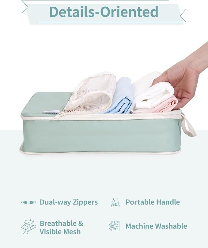Narwey 6 Set Compression Packing Cubes - Image 6