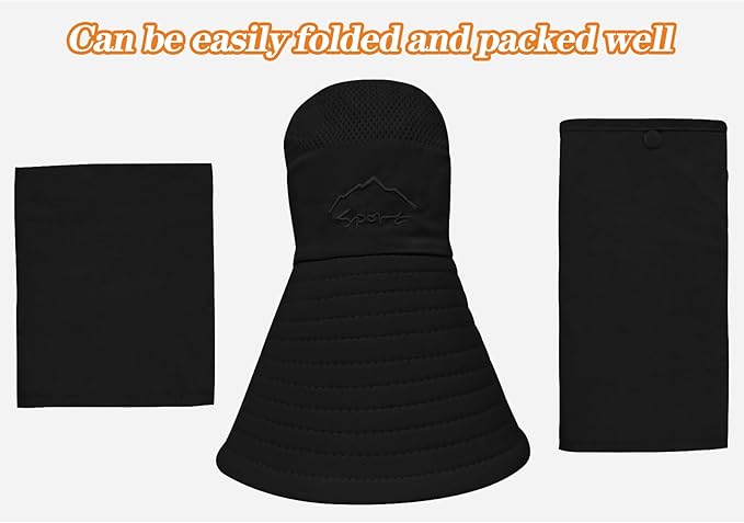 Sun Hats for Men Women Fishing Hat UPF 50+ Breathable Wide Brim Summer UV - Image 5
