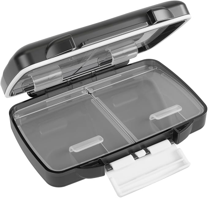 EZY DOSE Moisture-Proof Pill Case, Medicine Planner, Vitamin Organizer Box by EZYDOSE