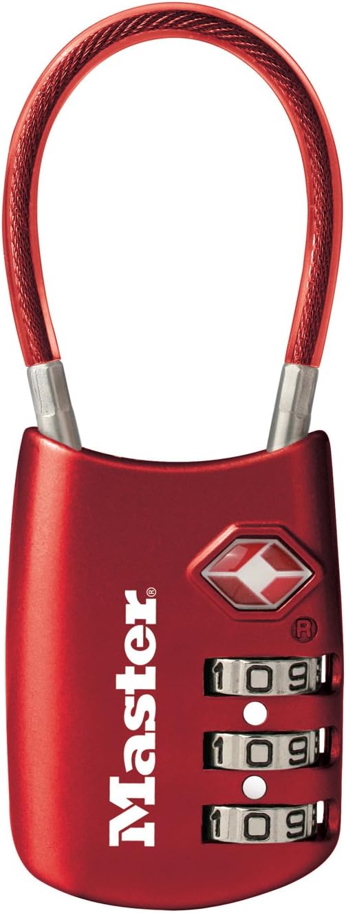 Master Lock 4688D Set Your Own Combination TSA Approved Luggage Lock, 1 Pack by MasterLock