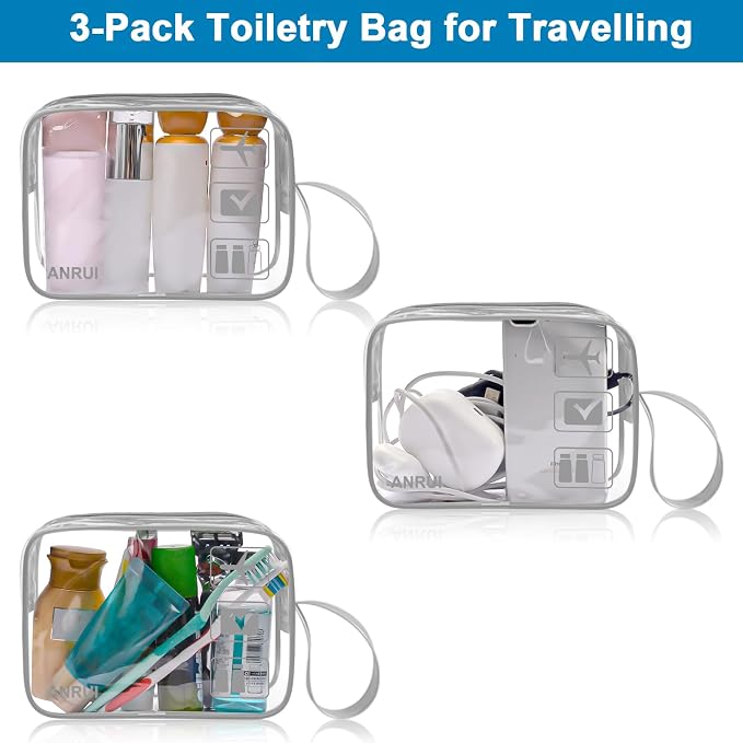 ANRUI Makeup Bags Clear Cosmetic Bag - Image 5