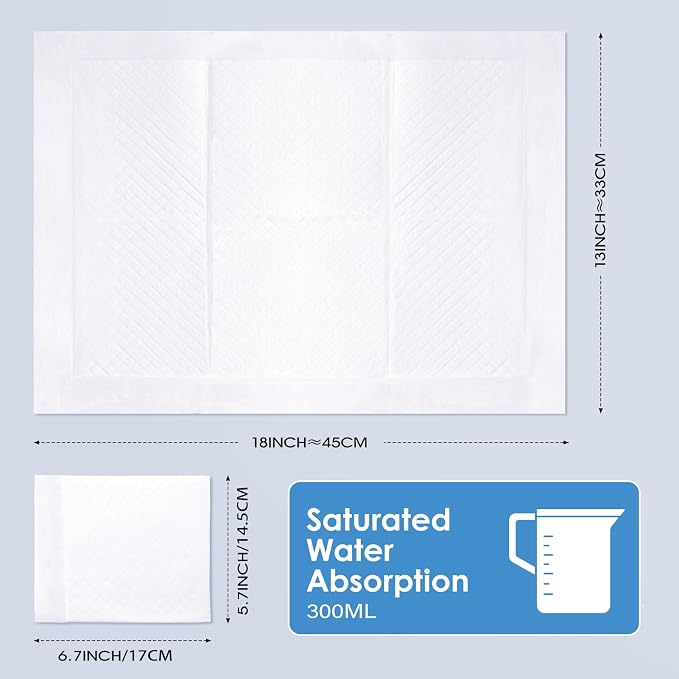 Disposable Changing Pads for Baby, 50 Pack Disposable Changing Pad Liners - Image 6