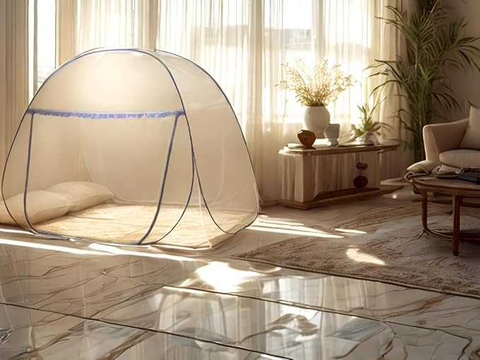 Mosquito Net for Bed, Folded Size 12 inch Portable Camping Travel Mosquito Net - Image 6