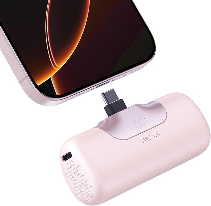iWALK Portable Charger 5500mAh Next-Gen Small Power Bank 22.5W Fast Charging by iWALK