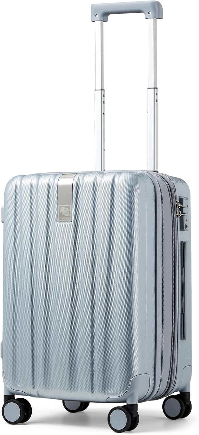 Hanke 20 Inch Expandable Carry on Luggage 22x14x9 Airline Approved Lightweight by Hanke