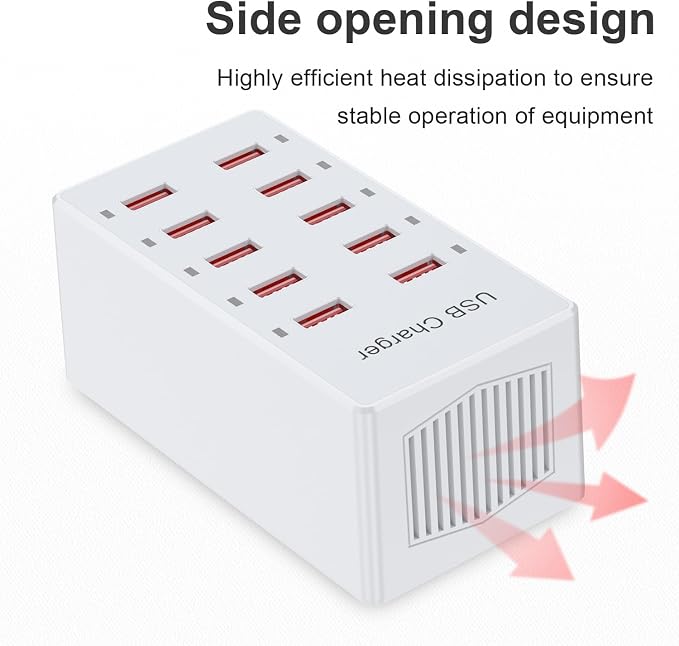 USB Charger 10-Ports Charging Station - Image 4