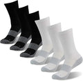 FOOTPLUS Hiking Copper Compression Socks, Unisex Cushioned Sole Arch Support by FOOTPLUS