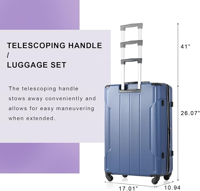 Merax Luggage Sets of 2 Suitcases - Image 9