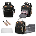 Diaper Bag Backpack with Changing Station Portable 3 in 1 Multifunction by %E2%80%94%E2%80%94BeautyHealthFamily%E2%80%94%E2%80%94