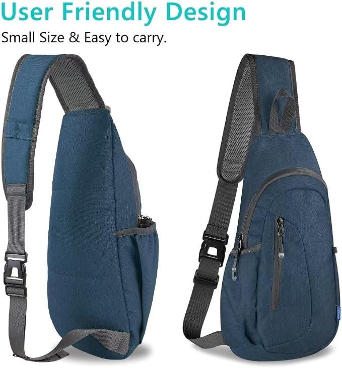 TITECOUGO Small Sling Bag, Lightweight Crossbody Backpack - Image 3