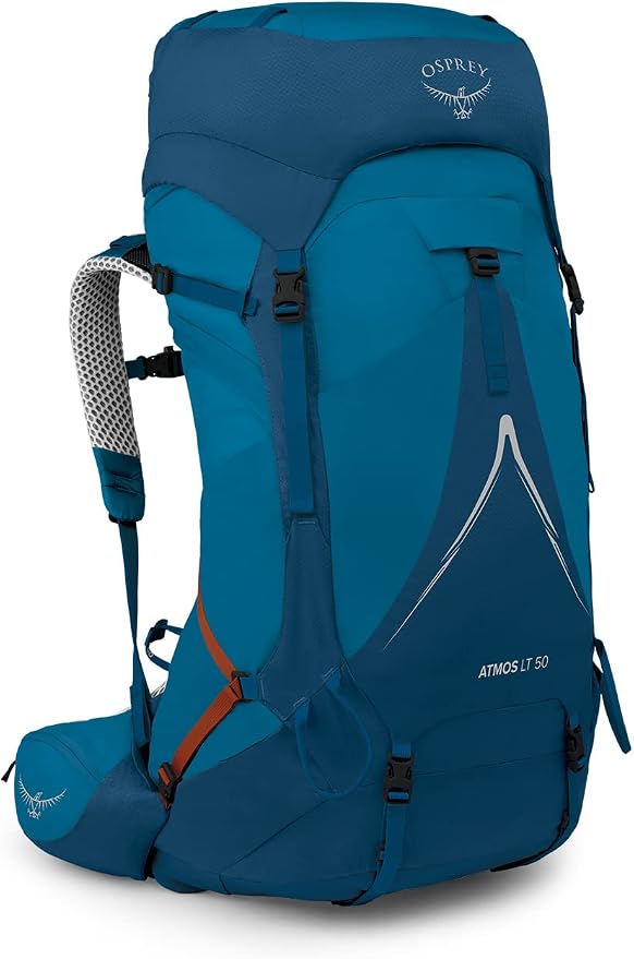 Osprey Atmos AG LT 50L Men's Backpacking Backpack, Night Shift/Scoria Blue by Osprey