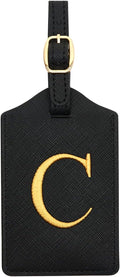 Luggage Tag PU Leather for Suitcase Baggage Handbag Travel Bag Label Suitcase by CHOIEO