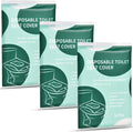 30 Pcs Disposable Flushable Paper Toilet Seat Covers Travel Supplies Essentials by KISEER