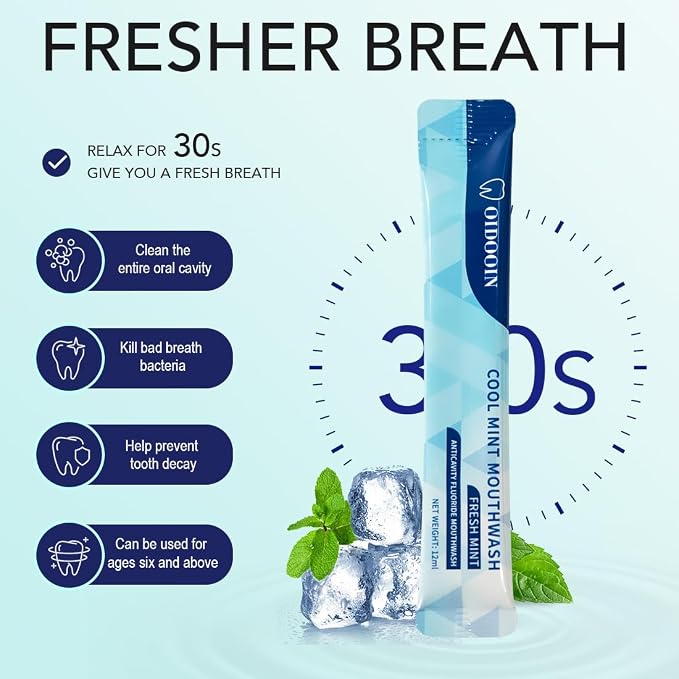 Travel Size MouthWash Packets - Image 3