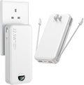Portable Charger with Wall Plug, 20000mAh USB C Power Bank Fast Charging by Ffnpua