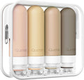 Quatish Travel Bottles for Toiletries, Original Patented Leak Proof Travel Size by Quatish
