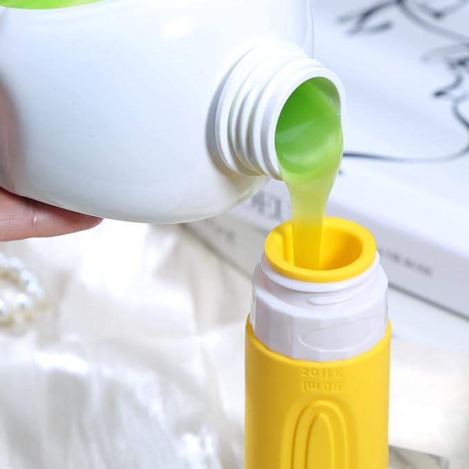 Travel Bottles for Toiletries, Tsa Approved 3oz Travel Size Containers BPA Free - Image 3