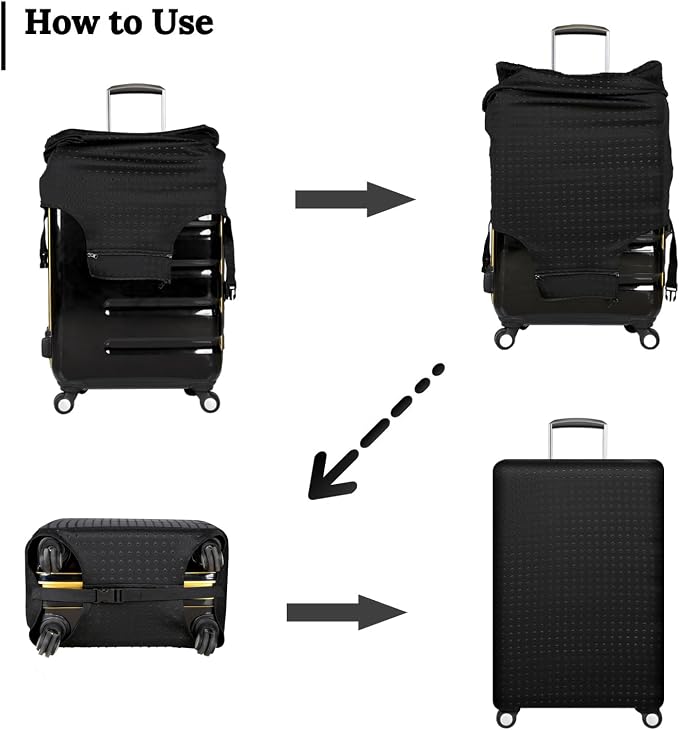 Luggage Cover, Protective Washable Suitcase Cover - Image 7