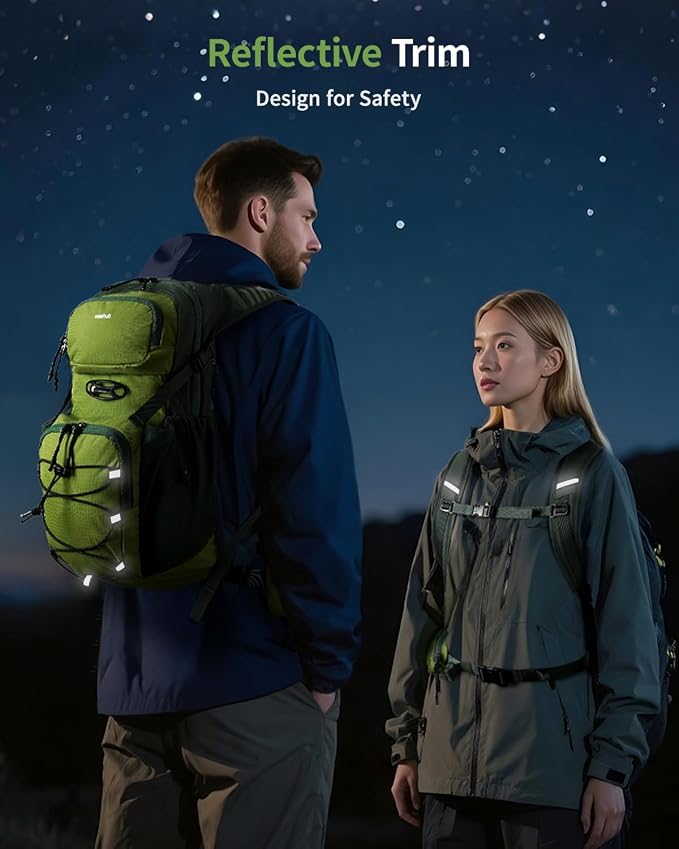 ECOHUB Hydration Backpack for Men Women, 20L Lightweight Hiking Daypack Cycling - Image 6