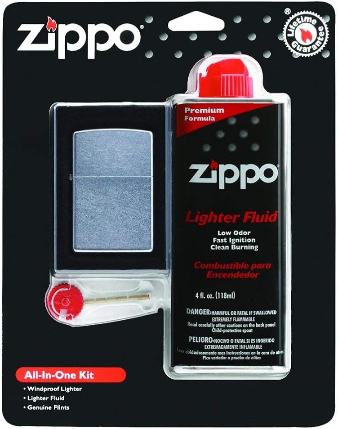 Zippo All-in-One Kit with Street Chrome Windproof Lighter - Image 2