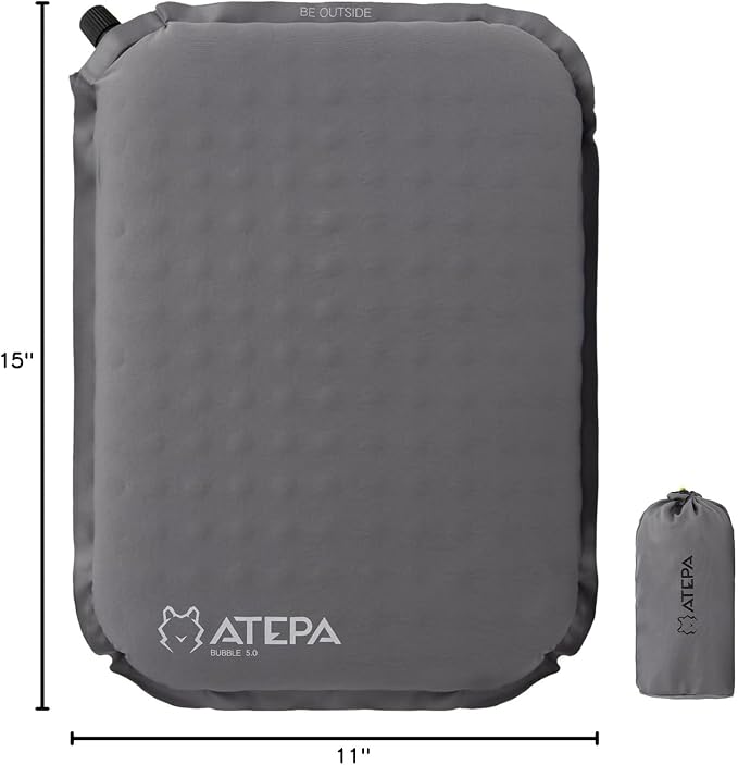 ATEPA Inflatable Stadium Seat Cushion, Self-Inflating Memory Foam Stadium Seats - Image 7