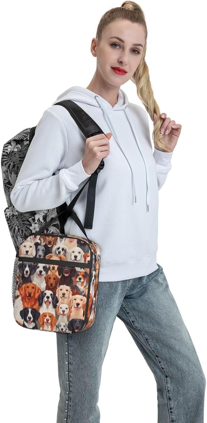 Dog Insulated Lunch Box for Women Men Dog Lunch Bag for Travel, or Fishing - Image 7