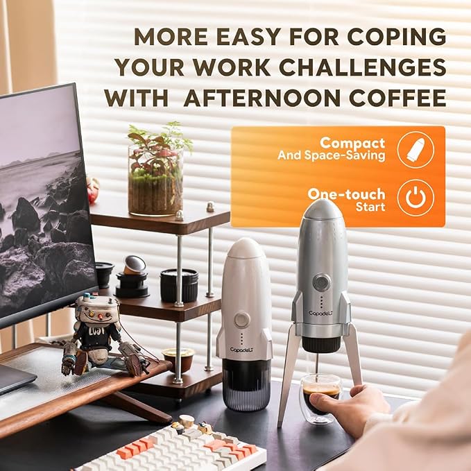 3 in 1 Portable Espresso Machine On the Go, Self-Heating Electric Espresso Maker - Image 9