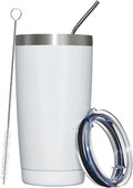 MEWAY 20oz Tumbler Double Wall Vacuum Insulated Travel Glitter Mug, Stainless by MEWAY