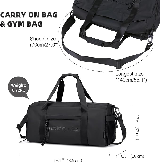 Small Gym Bag Duffel Bag for Men Women - Image 2