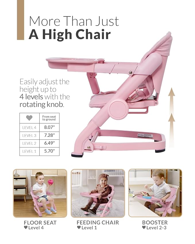 Feed Me 3-in-1 Travel High Chair Booster Seat - Image 2