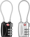 ZHEGE TSA Wire Lock 2 Pack Cable Luggage Lock by ZHEGE