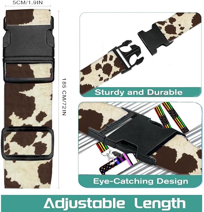 Luggage Straps for Suitcases Travel Belt Accessories, Cute Suitcase Strap - Image 2
