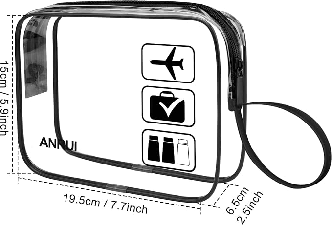 ANRUI Makeup Bags Clear Cosmetic Bag - Image 6