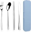 5 Piece Rsiynax Portable Travel Utensils Set by Rsiynax